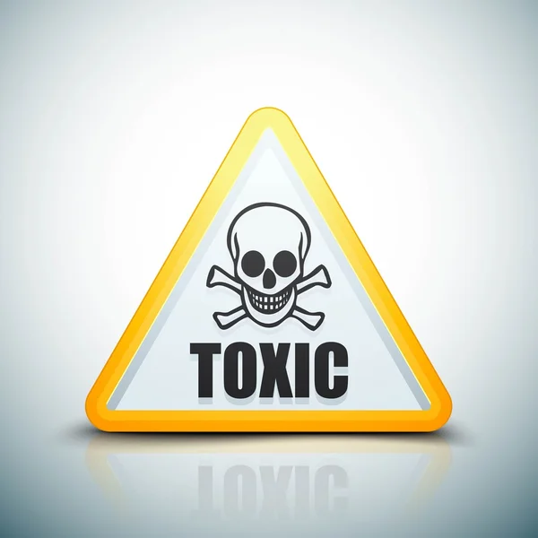 Toxic Hazard sign — Stock Vector