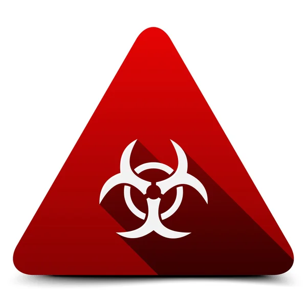 Panneau icône Biohazard — Image vectorielle
