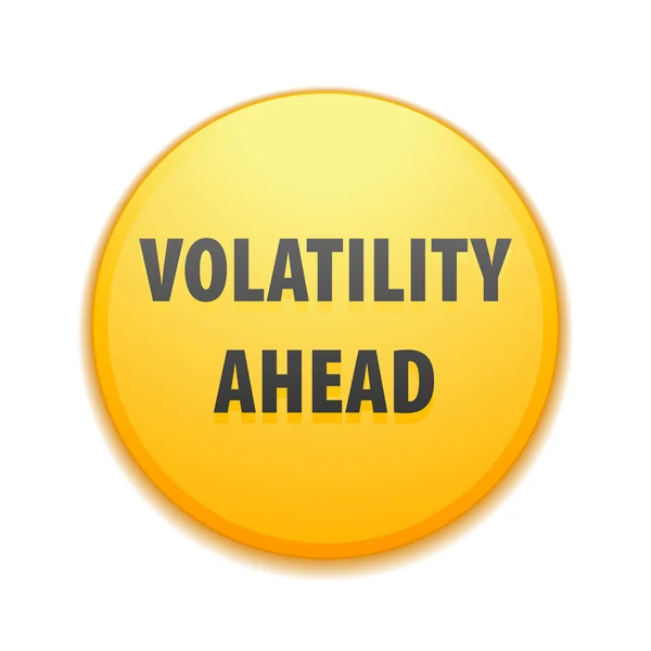 Volatilité Ahead icône — Image vectorielle