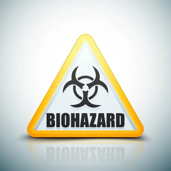 Biohazard danger sign — Stock Vector