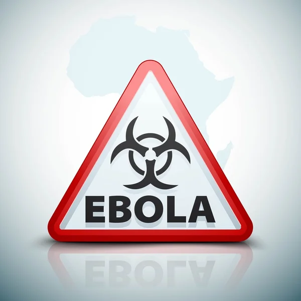 Знак Эбола-Хазард — стоковый вектор