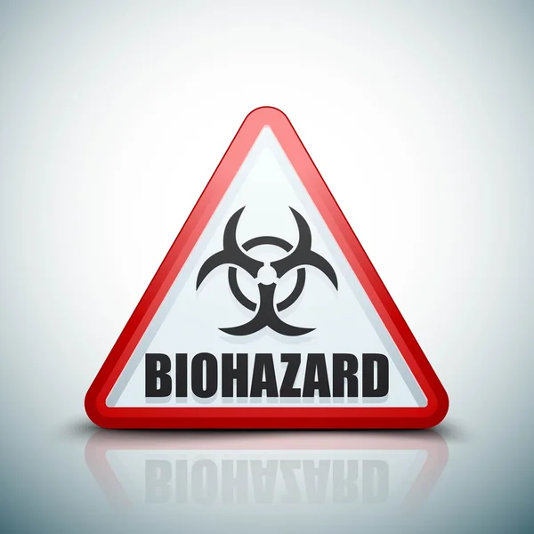 Biohazard danger sign — Stock Vector