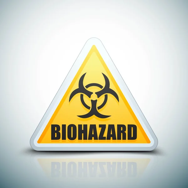 Biohazard danger sign — Stock Vector