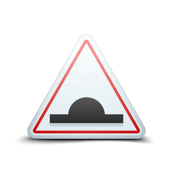 Bump traffic sign — Stock Vector