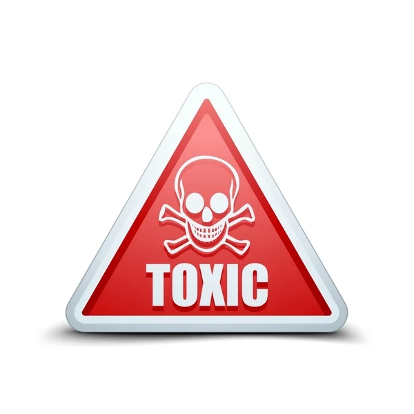 Toxic Hazard sign — Stock Vector