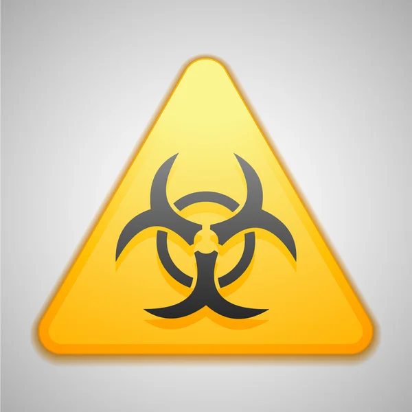 Biohazard ikony znamení — Stockový vektor
