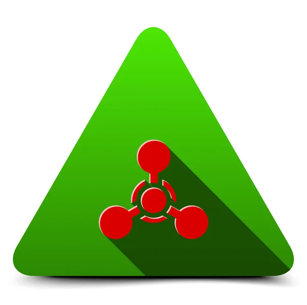 Symbol für chemische Waffen — Stockvektor