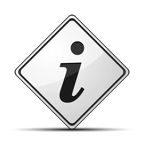 I. embléma ikon tervezés — Stock Vector