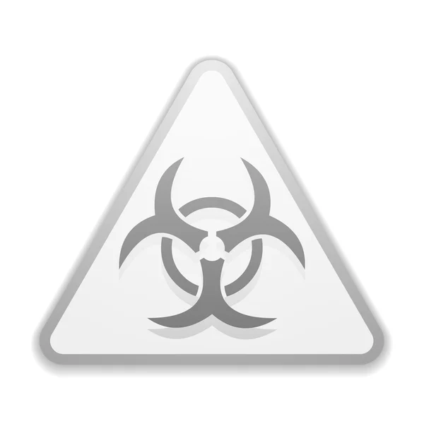 Signo de icono de peligro biológico — Archivo Imágenes Vectoriales