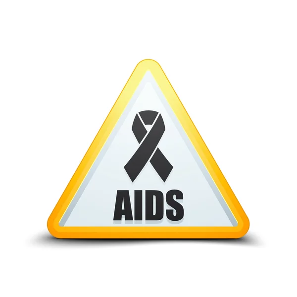 Sinal de alerta SIDA —  Vetores de Stock