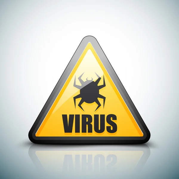 Icône du virus de l'encéphalite — Image vectorielle