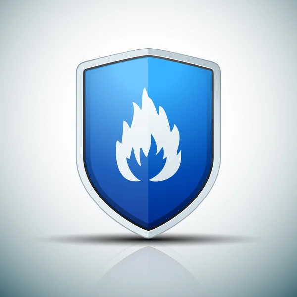 Firewall shield sign — Stock Vector