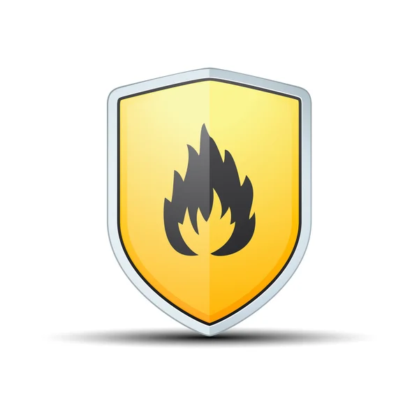 Firewall shield sign — Stock Vector