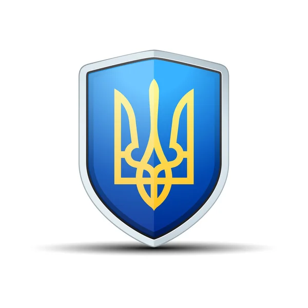 Ukrayna kalkan işareti — Stok Vektör