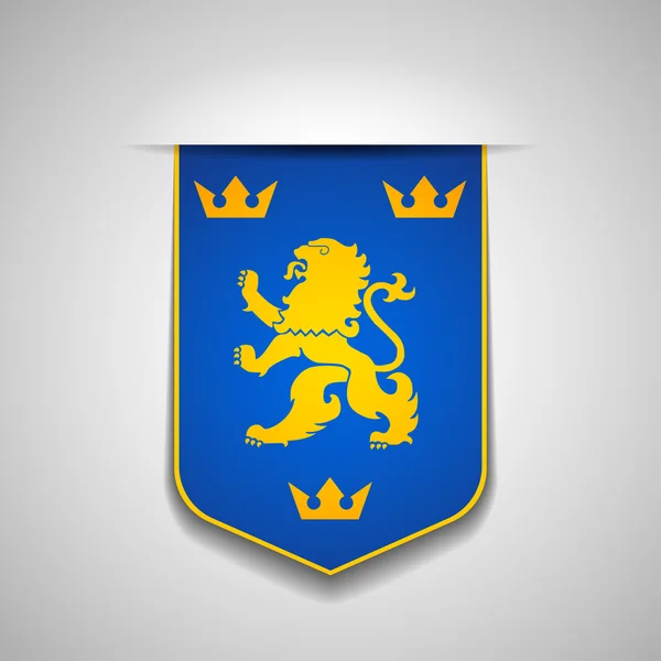 Oekraïne Shield teken — Stockvector