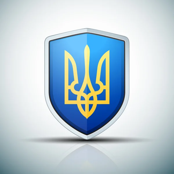 Україна щит знак — стоковий вектор