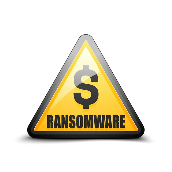 Tanda Kabut Ransomware - Stok Vektor