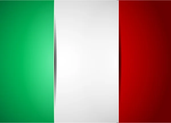 Drapeau Italie bandes de couleur — Image vectorielle