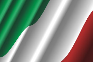 İtalya bayrağı rüzgarla tasa