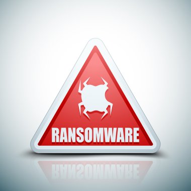 Ransomware tehlike işareti