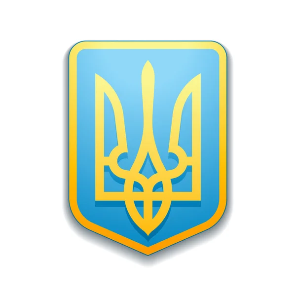 Ukraina znak — Wektor stockowy