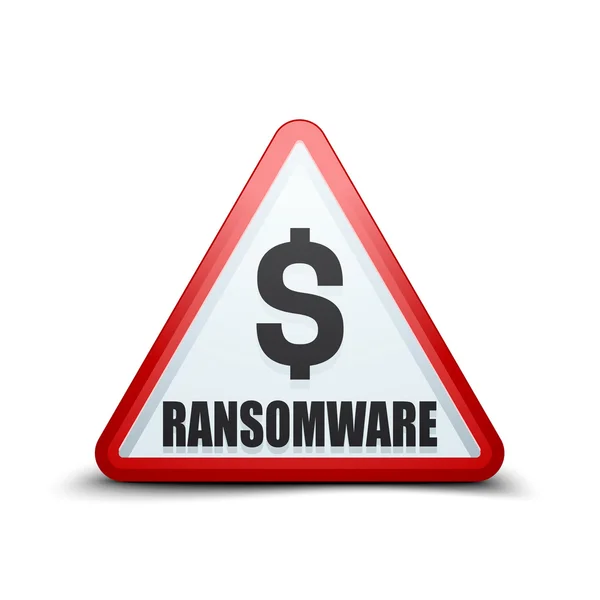 Tanda Kabut Ransomware - Stok Vektor