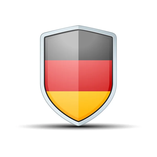 Alemanha Escudo sinal —  Vetores de Stock