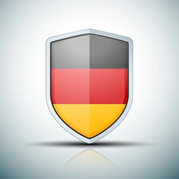 Allemagne Bouclier signe — Image vectorielle