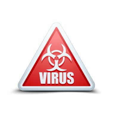 Virüs tehlike işareti