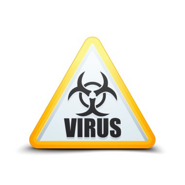 Virüs tehlike işareti