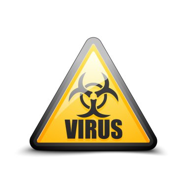 Virüs tehlike işareti
