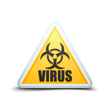 Virüs tehlike işareti