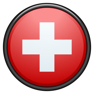 İsviçre bayrağı düğmesi