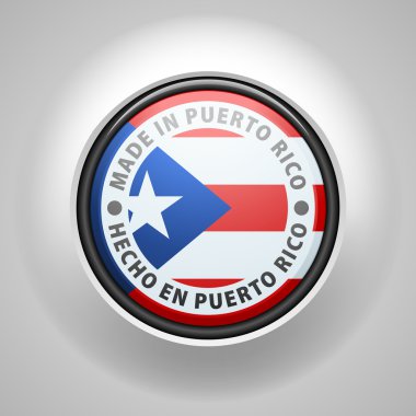 Düğme. Puerto Rico'da yapılan