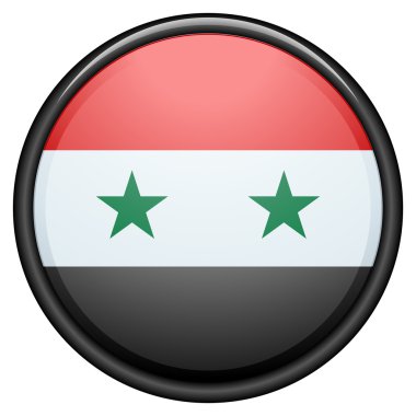 Suriye bayrağı düğmesi