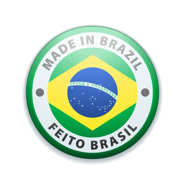 -Taste. made in Brasilien — Stockvektor