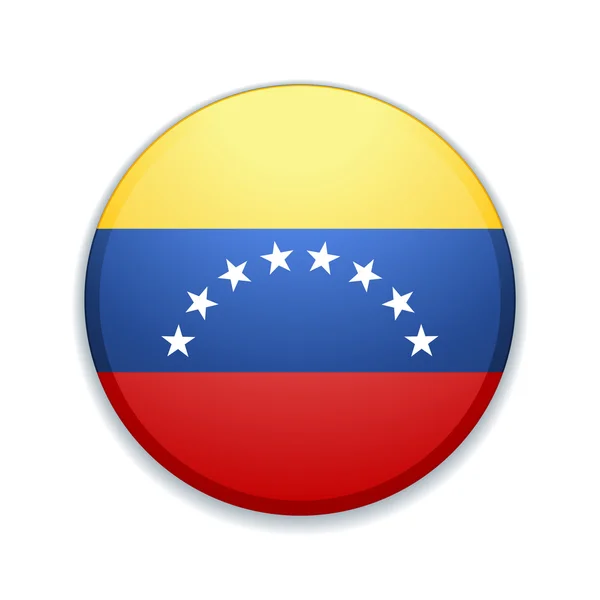 Venezuela imzala düğmesini — Stok Vektör