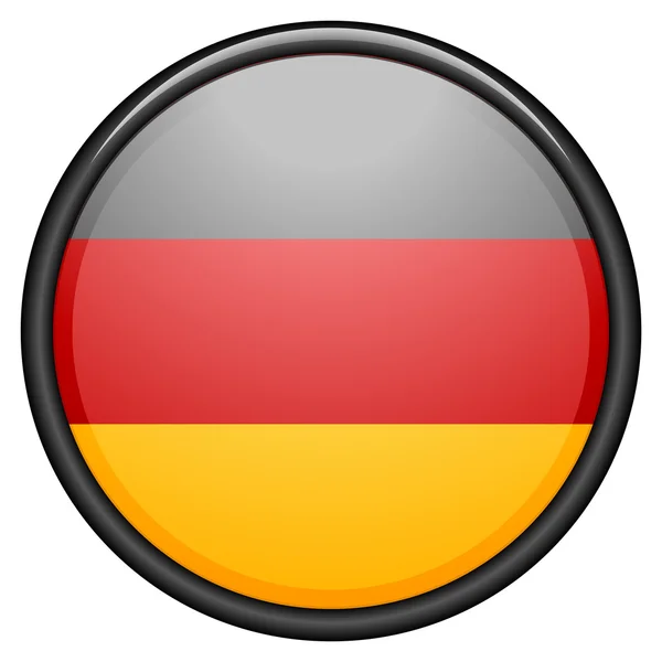Κουμπί "σημαία" Γερμανία — Διανυσματικό Αρχείο