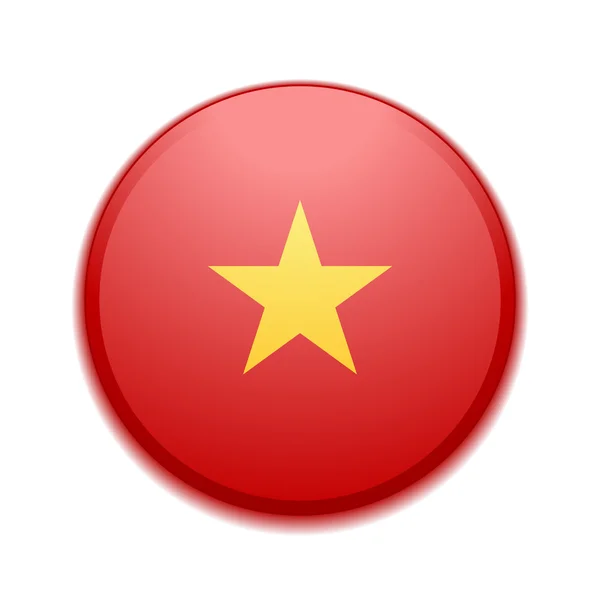 Vietnam vlag teken — Stockvector