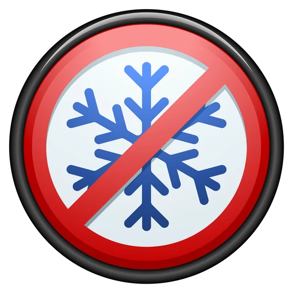 No Cold icon — Stock Vector