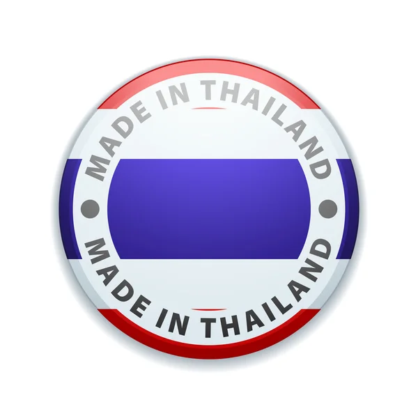 Przycisk. W Tajlandii — Wektor stockowy