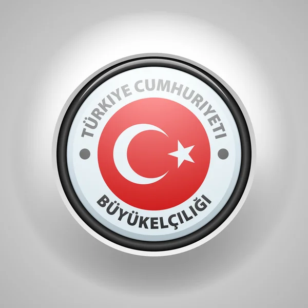 Посольство Турецької Республіки — стоковий вектор