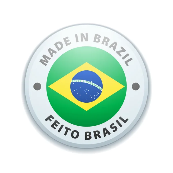 -Taste. made in Brasilien — Stockvektor