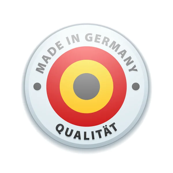 Gomb. Made in Germany — Stock Vector