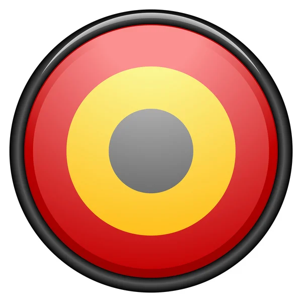 Belgian button sign — Stock Vector