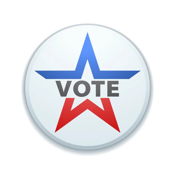 USA Vote button — Stock Vector