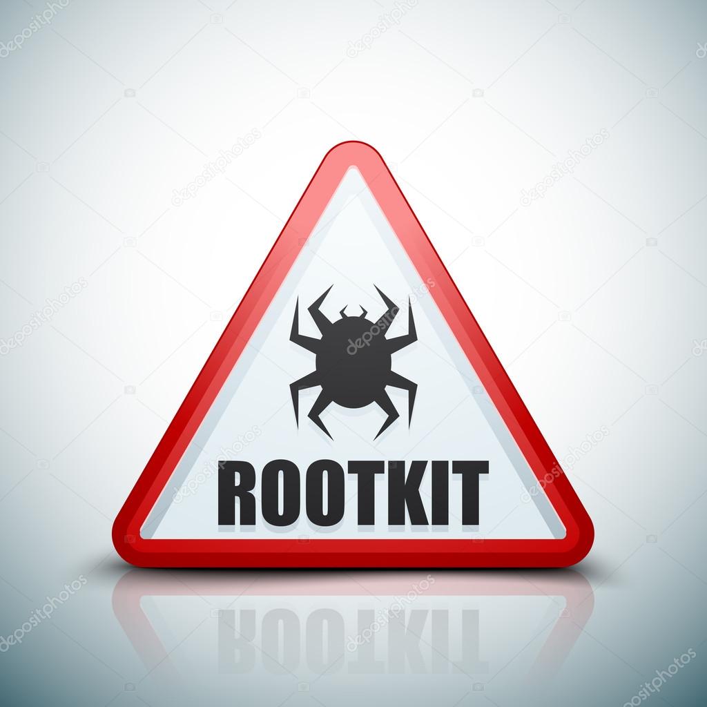Rootkit Hazard sign