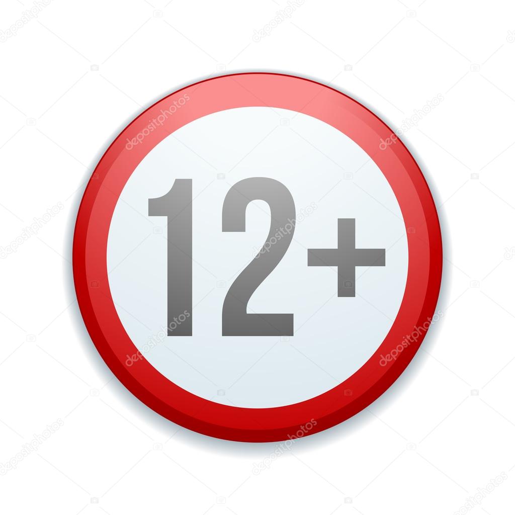 12 Plus Kids Danger Sign Stock Vector C Yuriy Vlasenko 103696266