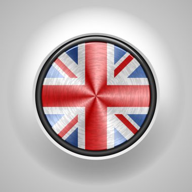 Great Britain flag button