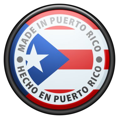 Düğme. Puerto Rico'da yapılan